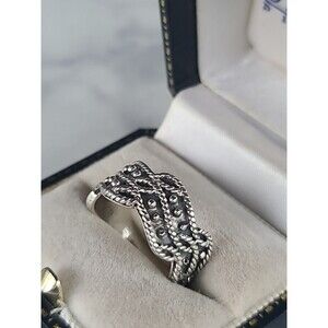 925 Sterling Silver Ring Vintage, SIZE US 7.5